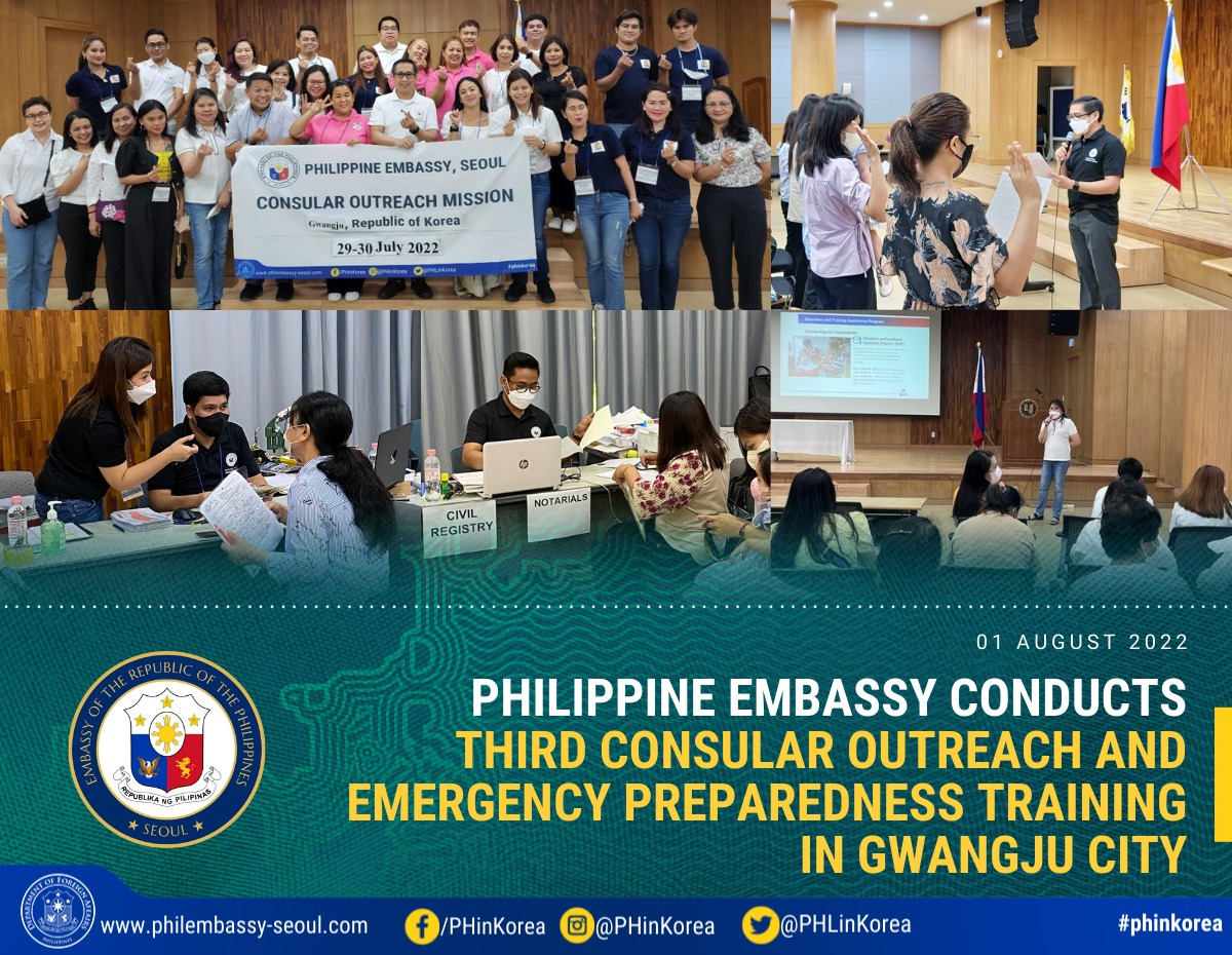 Philippine Embassy Conducts Third Consular Outreach And Emergency